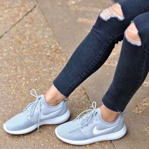 Nike Shoes - Nike Grey Roshe Two Sneakers